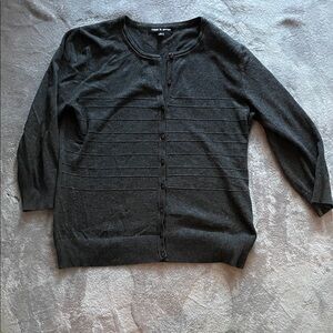 Cable & Gauge Charcoal Cardigan